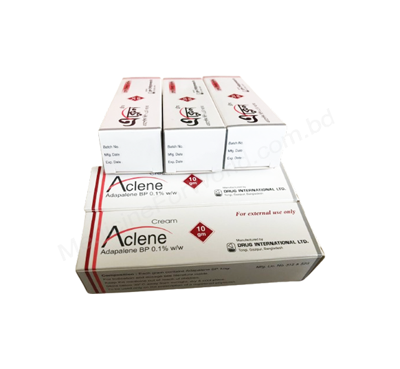 Aclene cream- Родовое Adapalene- Drug International Pharma