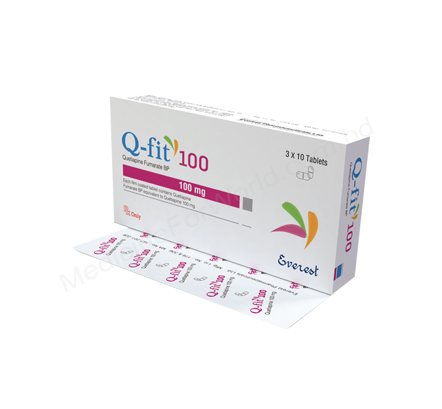 Q-Fit- Родовое QUETIAPINE FUMARATE- Everest Pharma
