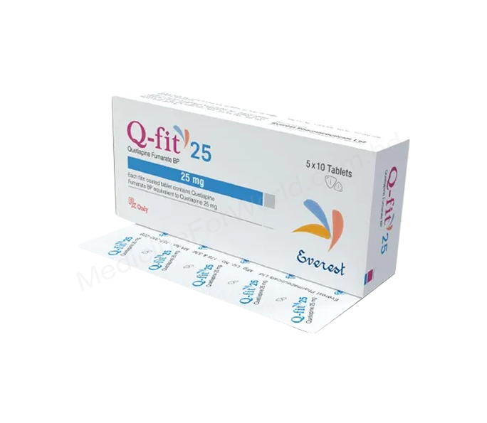 Q-Fit- Родовое QUETIAPINE FUMARATE- Everest Pharma