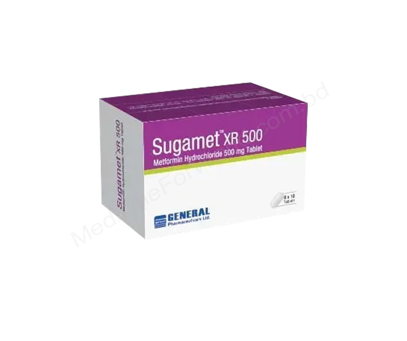 Sugamet XR- Родовое METFORMIN HYDROCHLORIDE- General Pharma