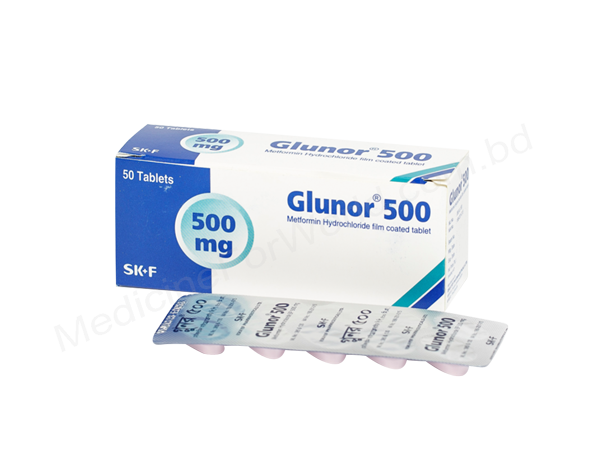 Glunor XR- Родовое METFORMIN HYDROCHLORIDE- Eskayef pharma