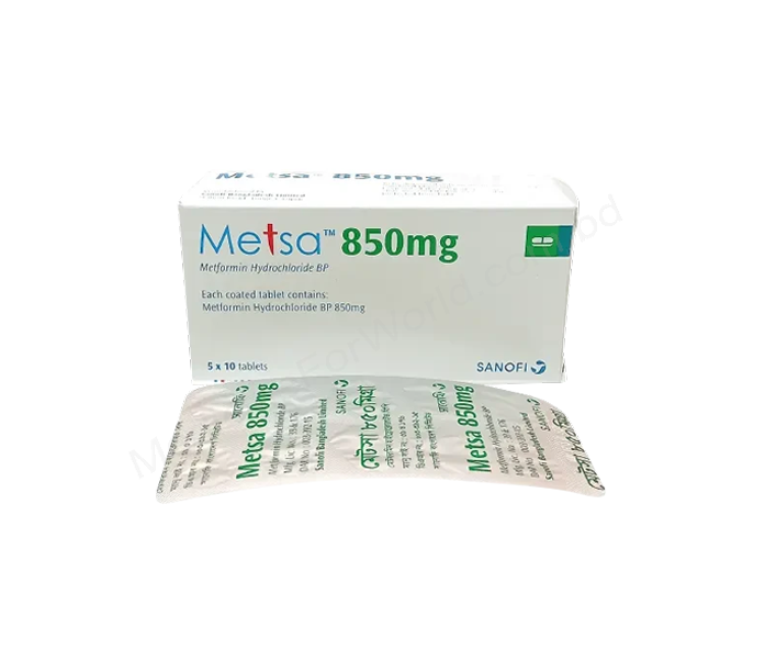 Metsa- Родовое METFORMIN HYDROCHLORIDE- Synovia Pharma