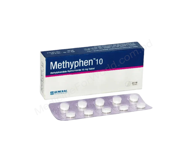 Methyphen- Родовое Метилфенидат гидрохлорид- General Pharma