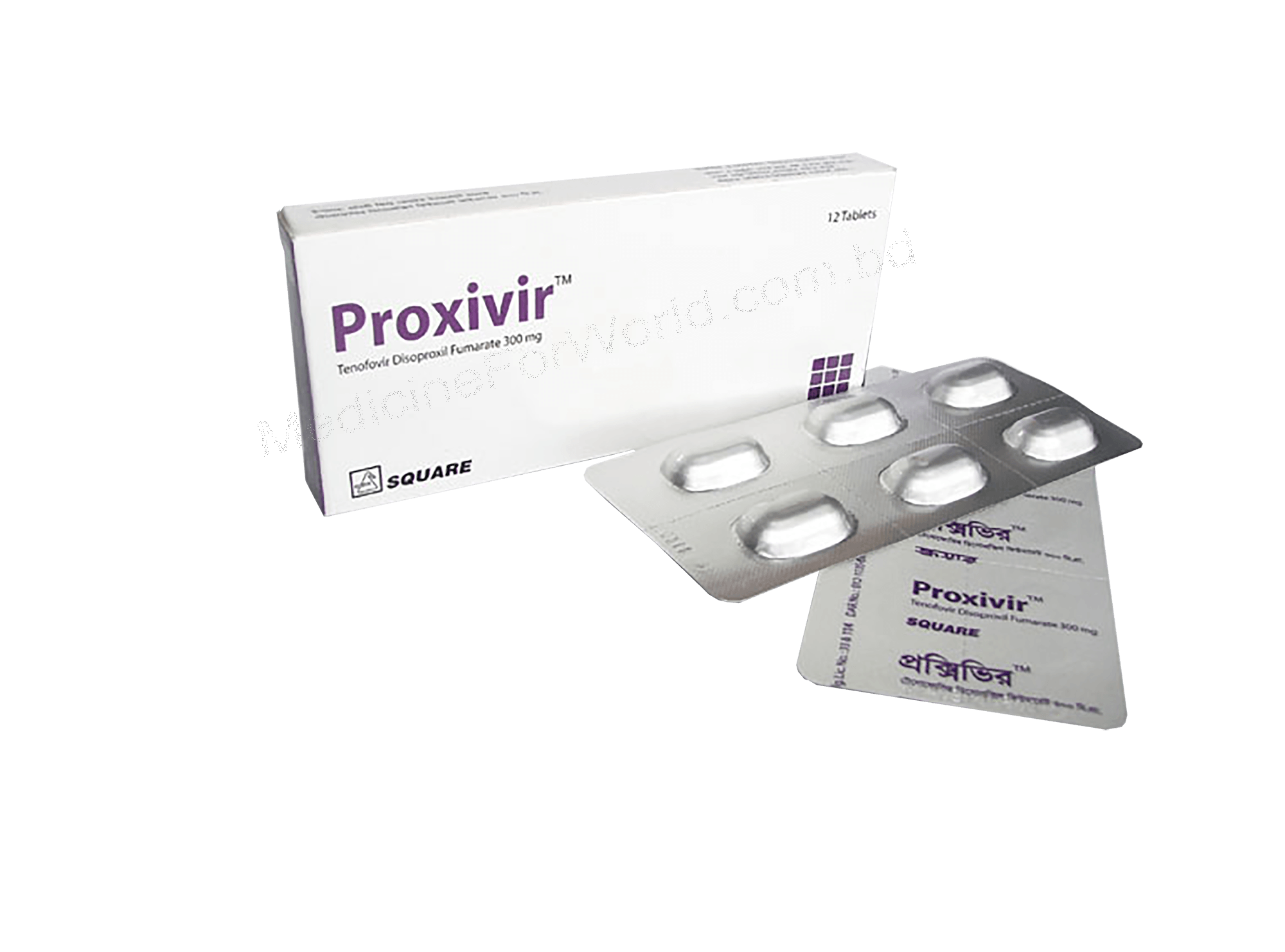 Proxivir- Родовое Тенофовира дизопроксила фумарат- Square Pharma