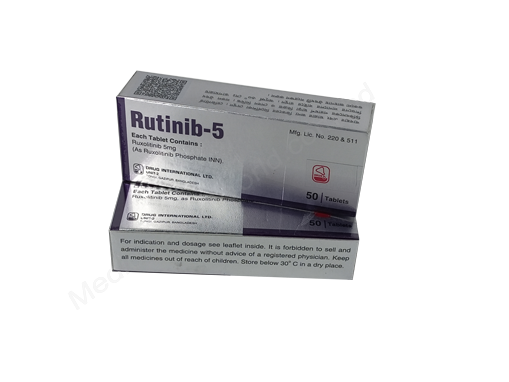 Rutinib- Родовое руксолитиниб- Drug International Pharma