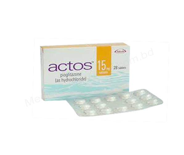 ACTOS- Родовое пиоглитазон- Takeda Pharma