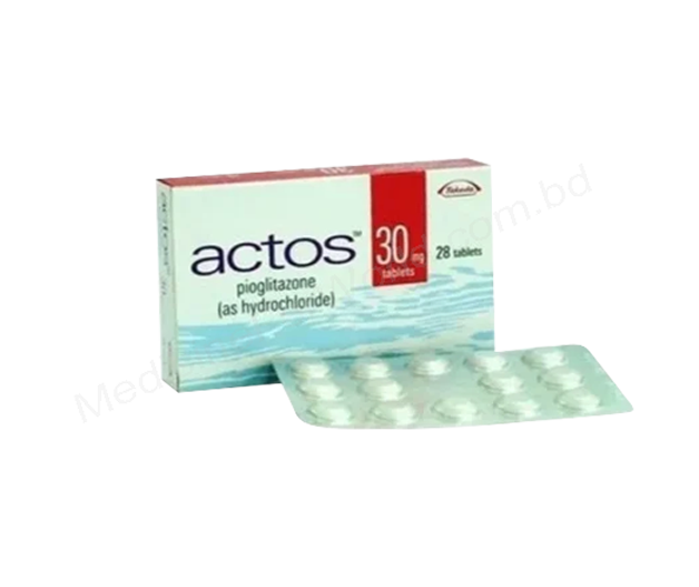 ACTOS- Родовое пиоглитазон- Takeda Pharma