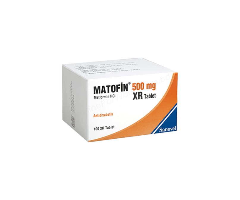 MATOFIN XR- Родовое METFORMIN HYDROCHLORIDE- Sanovel pharma