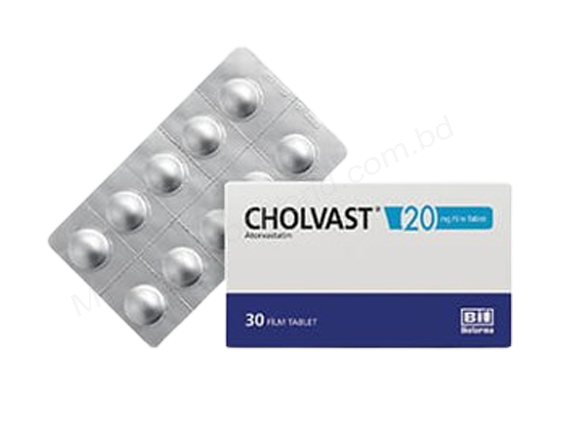 CHOLVAST- Родовое Atorvastatin Calcium- BIOFARMA Pharma