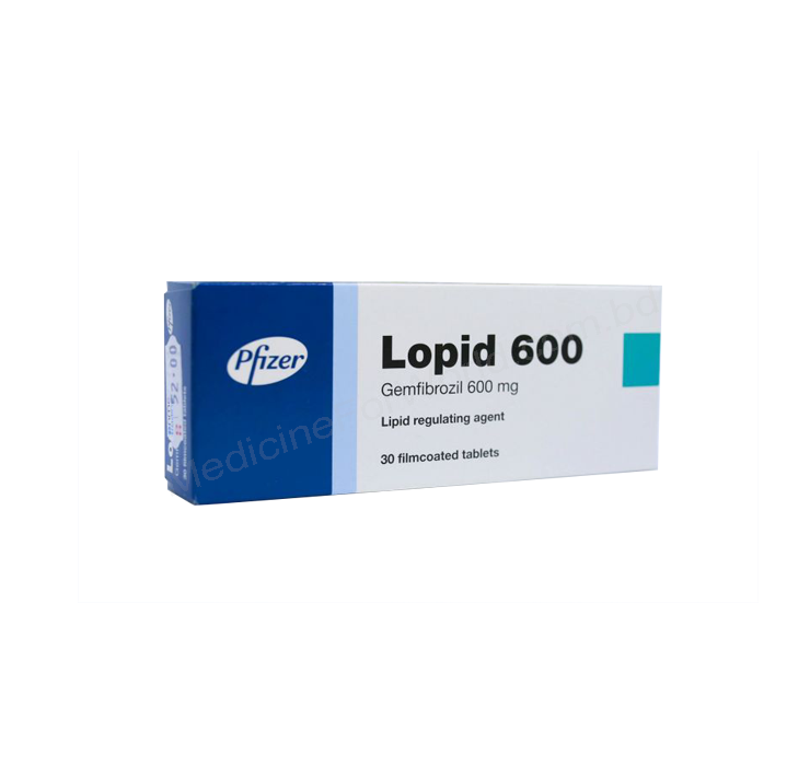 LOPID- Родовое гемфиброзил- Pfizer Pharma