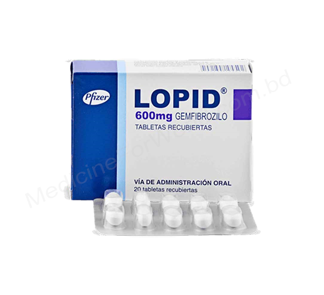 LOPID- Родовое гемфиброзил- Pfizer Pharma