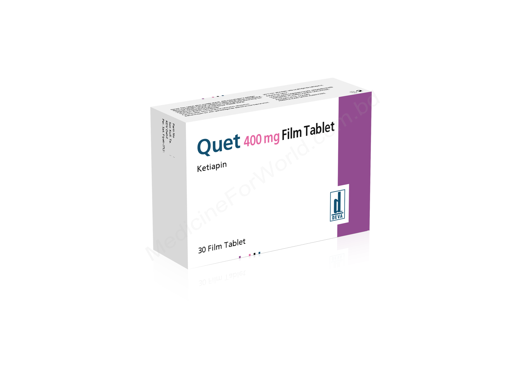 QUET- Родовое QUETIAPINE FUMARATE- Deva Pharma