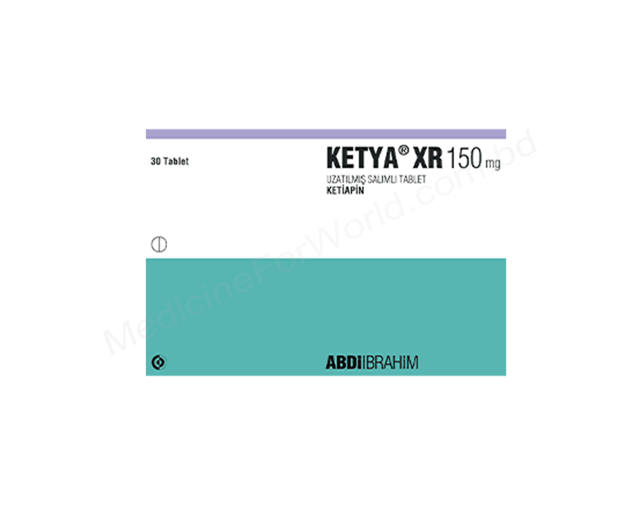 KETYA XR- Родовое QUETIAPINE FUMARATE- ABDI IBRAHIM Pharma