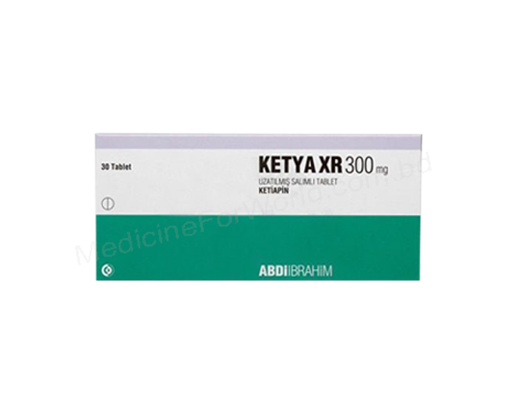KETYA XR- Родовое QUETIAPINE FUMARATE- ABDI IBRAHIM Pharma