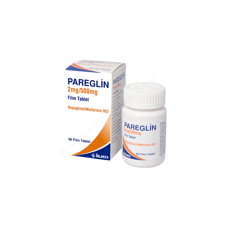 PAREGLIN- Родовое REPAGLINIDE + METFORMIN HYDROCHLORIDE- ILKO Pharma