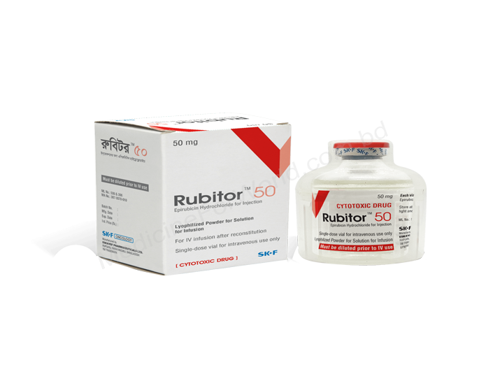 Rubitor- Родовое EPIRUBICIN HYDROCHLORIDE- Eskayef pharma