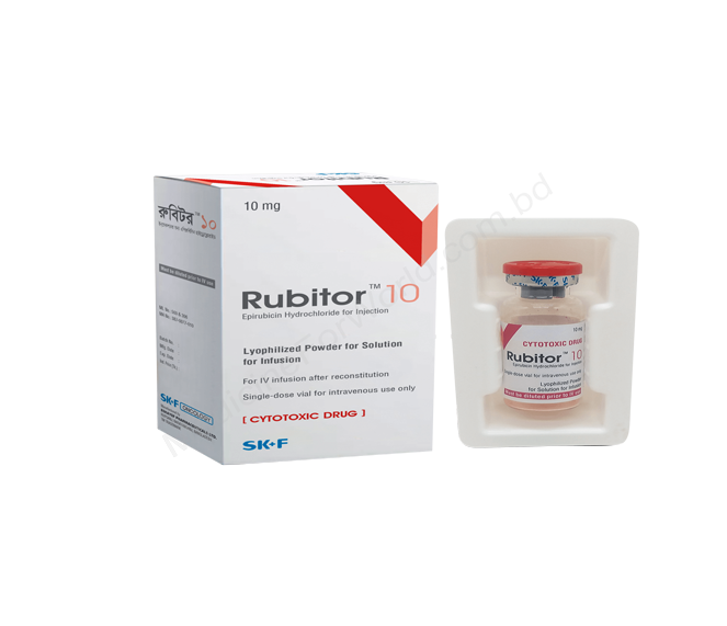 Rubitor- Родовое EPIRUBICIN HYDROCHLORIDE- Eskayef pharma
